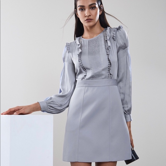 Reiss Ruffle Detail Dress - Picture 2 of 6